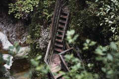 Märchenhafter Ausblick in die Klamm